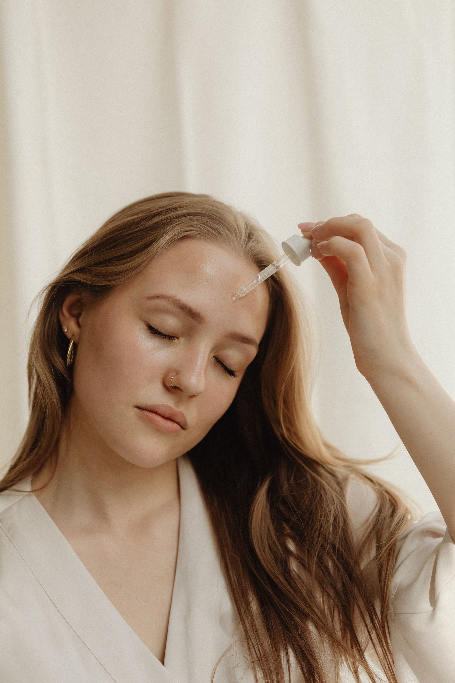 Gentle face oils and serum.